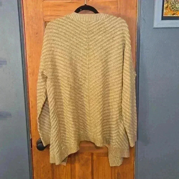 Tan Printed Cardigan - Picture 6 of 7